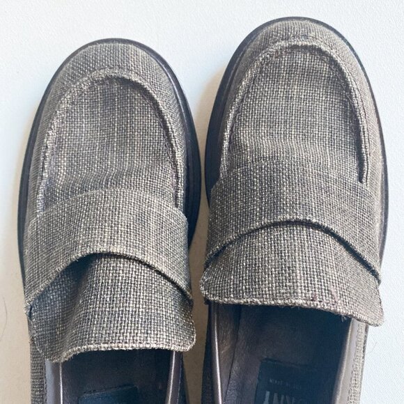 Vintage  Early 2000s DKNY Canvas Upper Classic Loafers 7M - Picture 9 of 9
